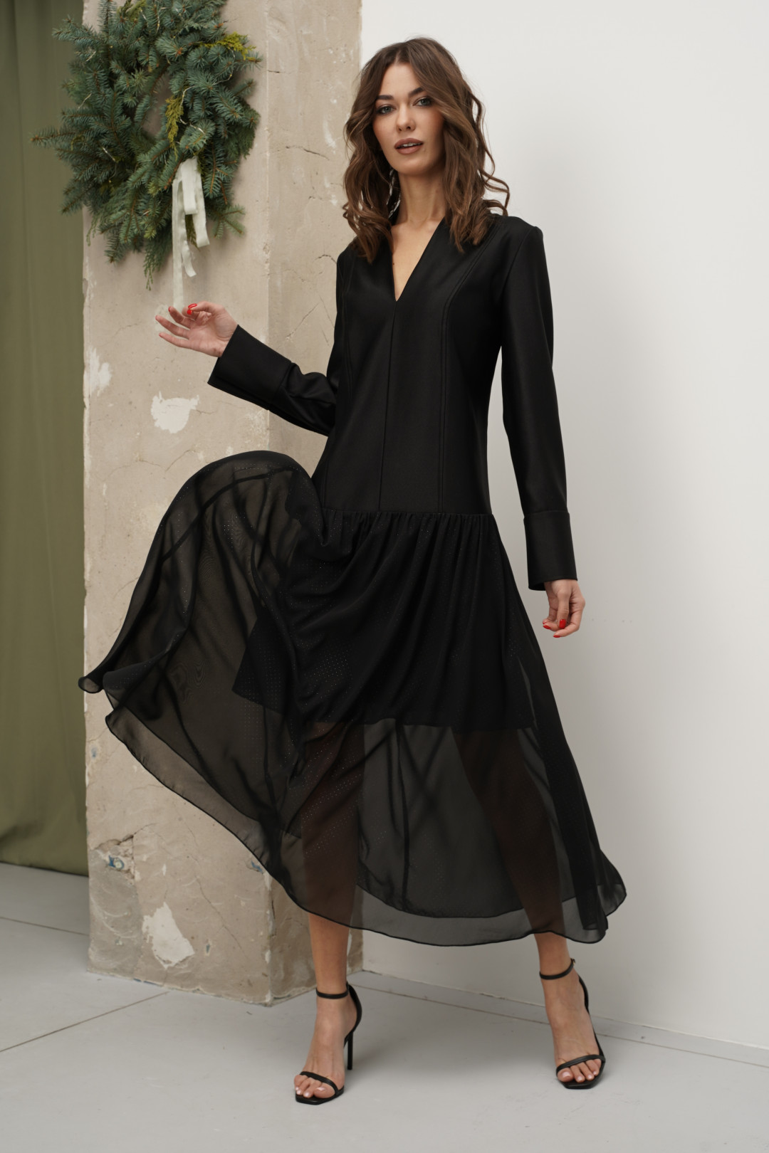 Платье Фантазия Мод 4391 черный